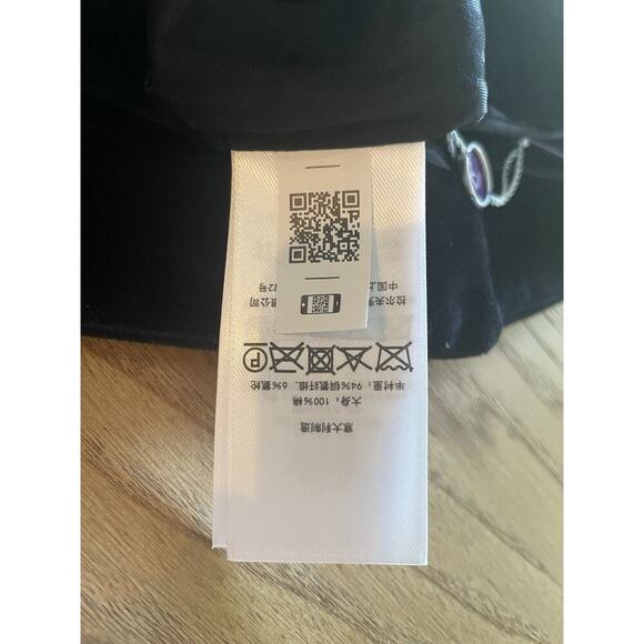 Ralph Lauren Collection Purple Label Black Velvet Pants 8 Slim High Rise Cotton - Picture 7 of 12